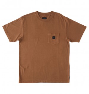 Bison Garment Dye DC Shoes DC 1994 - Short Sleeve T-Shirt | LURXZH-325