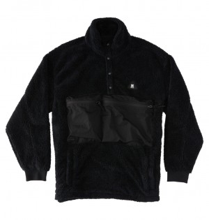 Black DC Shoes Avalon - Mock Neck Fleece | UHZRTP-784