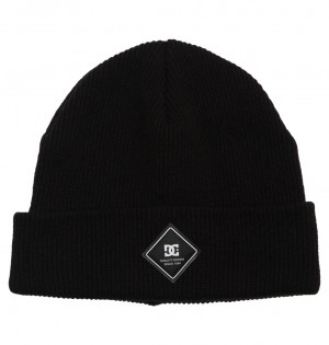 Black DC Shoes Label - Beanie | HRXYZJ-285