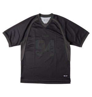 Black DC Shoes Slayer - Football Jersey | QKZHTN-275