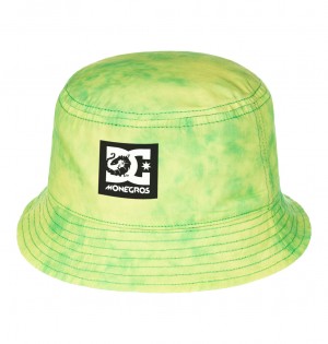 Black DC Shoes x Monegros - Reversible Bucket Hat | BCVGSW-286