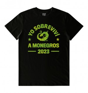 Black / Black DC Shoes x Monegros - T-Shirt | HYKCXG-671