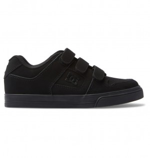 Black / Black / Black DC Shoes Pure V - Shoes | PFJRZQ-846