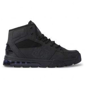 Black / Black / Black DC Shoes Versatile Hi WR - Lace-Up Boots | OYBPCJ-632