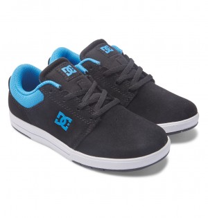 Black / Blue / Grey DC Shoes Crisis 2 - Shoes | GDKQFS-196