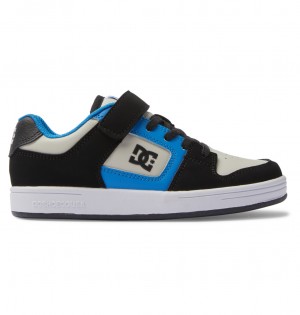 Black / Blue / Grey DC Shoes Manteca 4 V - Shoes | SPXNHD-453