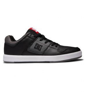 Black / Grey DC Shoes DC Cure - Leather Skate Shoes | AHTODG-852