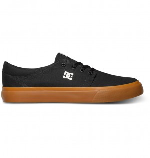 Black / Gum DC Shoes Trase Tx - Shoes | QSWMJA-036