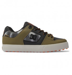 Black / Olive Night DC Shoes Pure WNT - Winterised Shoes | QMSLFU-147