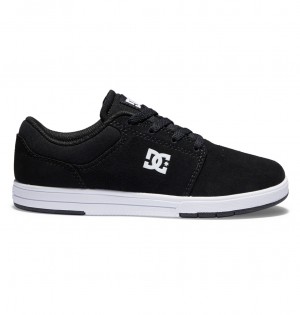 Black / White DC Shoes Crisis 2 - Shoes | HEGQXF-490