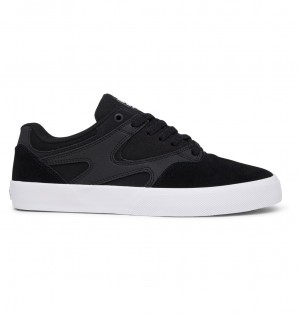 Black / White DC Shoes Kalis Vulc - Shoes | CIXGJF-427