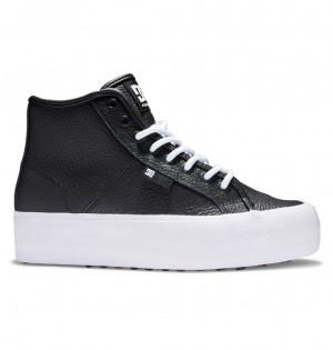 Black / White DC Shoes Manual Hi Wnt - High-Top Shoes | ORTDMV-972