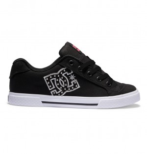 Black / Zebra DC Shoes Chelsea - Shoes | HKJDNY-769