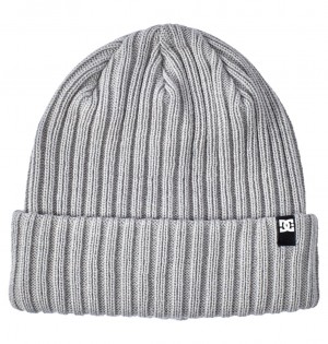 Heather Grey DC Shoes Fish N Destroy 2 - Cuffed Beanie | YUQSRV-590