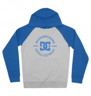 Heather Grey / Nautical Blue DC Shoes DC Star Pilot - Hoodie 8-16 | XAZELB-697