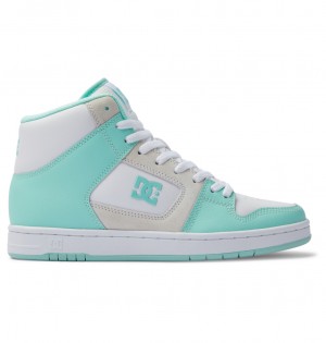 Mint DC Shoes Manteca 4 Hi - High-Top Leather Shoes | DVNPWZ-216