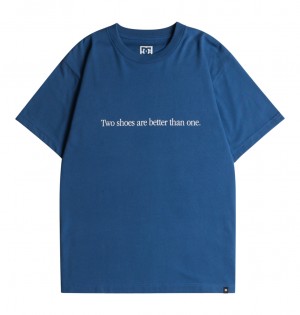 Nautical Blue DC Shoes DCrave - T-Shirt | AMRGDW-895