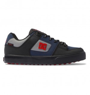 Navy / Black DC Shoes Pure WNT - Winterised Shoes | VPLBDX-473