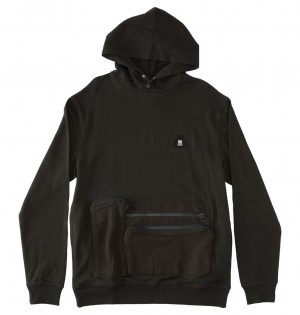 Pirate Black DC Shoes Reserve - Hoodie | URIWCN-374