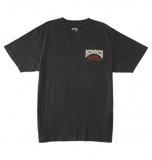 Pirate Black Enzyme Wash DC Shoes Defiant - T-Shirt | GKISWP-398