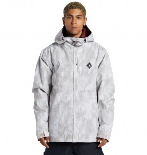 Sand Stone DC Shoes Basis Print - Technical Snow Jacket | TABNUS-603