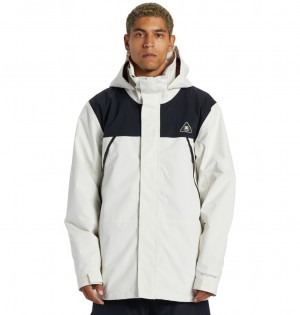 Silver Birch DC Shoes Command 45K - Technical Snow Jacket | NUBKFQ-364