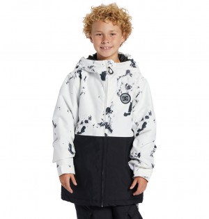 Snow Camo DC Shoes Basis Print - Technical Snow Jacket 8-16 | XJHFQB-962