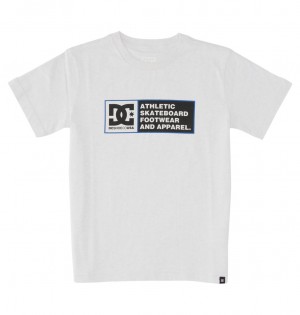 Snow Heather / Nautical Blue DC Shoes DC Density Zone - Short Sleeve T-Shirt 8-16 | IXREVG-468