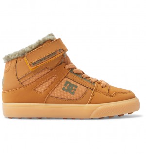 Wheat DC Shoes Pure High WNT - Winter High-Top Boots | NYDKRU-508