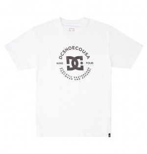 White DC Shoes DC Star Pilot - T-Shirt | AJNZLY-489