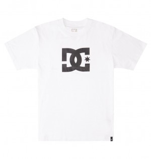 White DC Shoes DC Star - T-Shirt | UZJKGN-154