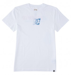 White DC Shoes Wholesale - T-Shirt | UXLKBE-675