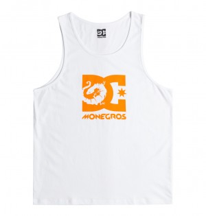 White DC Shoes x Monegros - Vest | XCLWJY-321