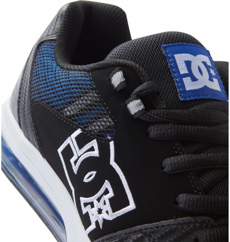 Algiers Blue / Black DC Shoes Versatile - Skate Shoes | EIGMSR-746