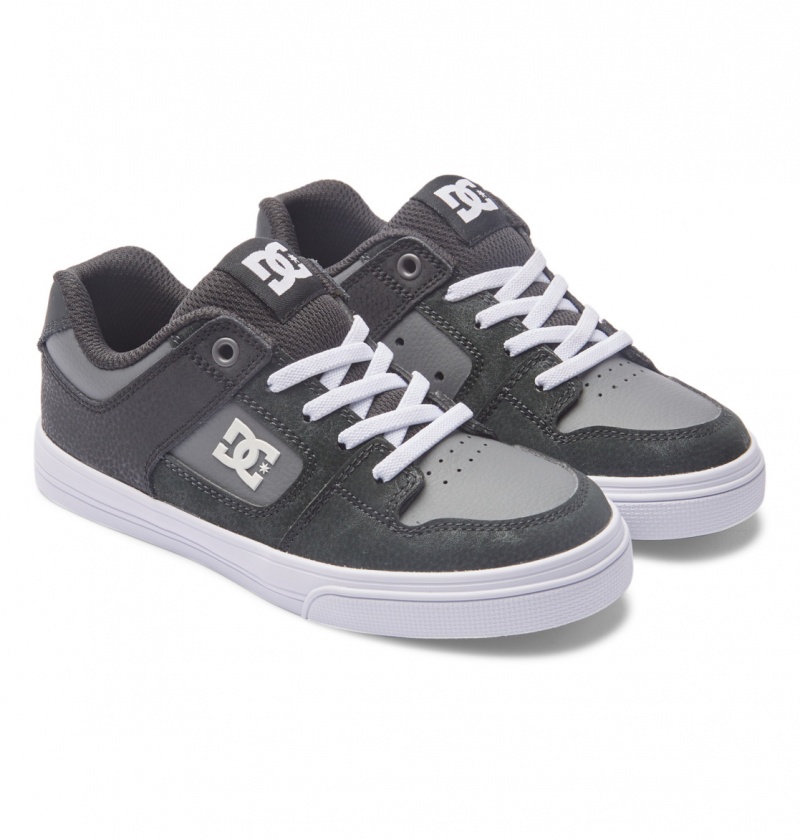 Anthracite / Black DC Shoes Pure Elastic - Shoes 8-16 | URDNVY-158