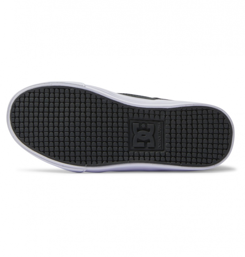 Anthracite / Black DC Shoes Pure Elastic - Shoes 8-16 | URDNVY-158