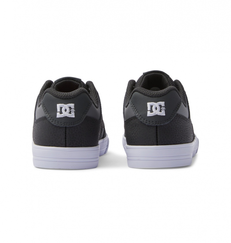 Anthracite / Black DC Shoes Pure Elastic - Shoes 8-16 | URDNVY-158