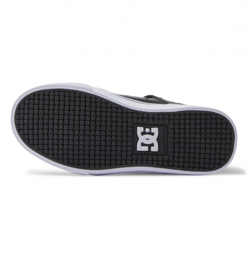 Anthracite / Black DC Shoes Pure High-Top EV - High-Top Leather Shoes | XSPCDM-143