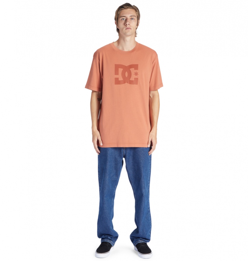 Auburn Enzyme Wash DC Shoes DC Star Pigment Dye - T-Shirt | AIOEJY-807