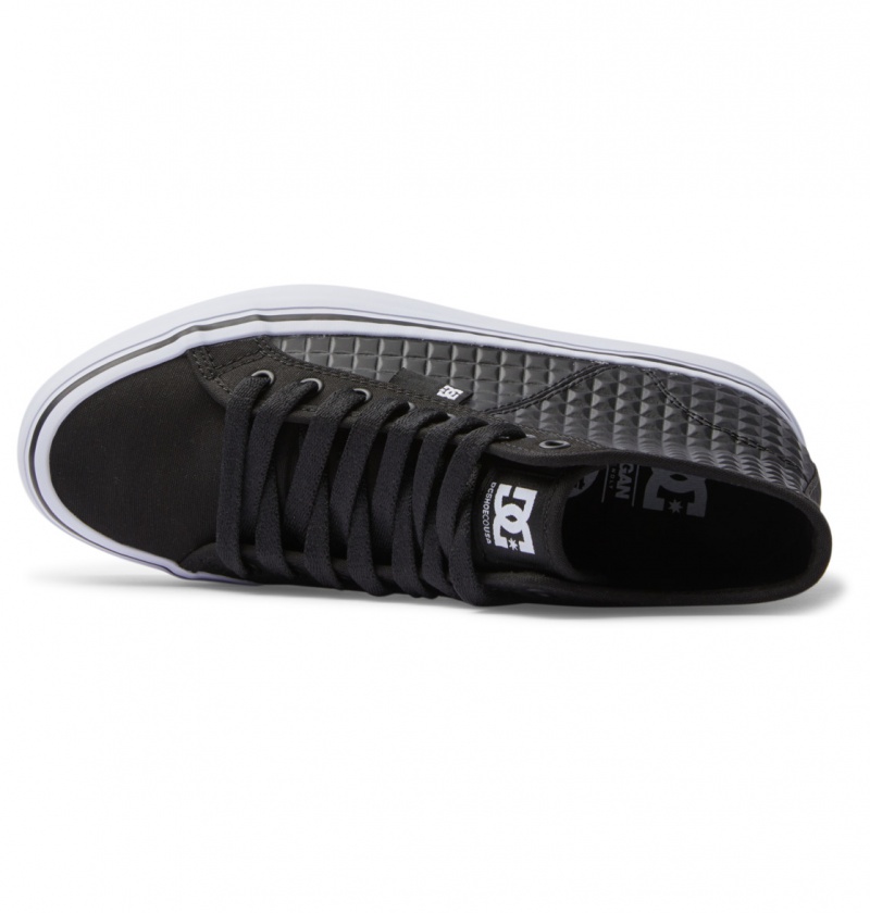 Battleship / Gun Metal DC Shoes Manual Hi Platform - High-Top Shoes | HPMVTW-920