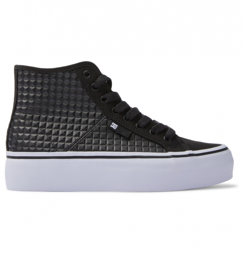 Battleship / Gun Metal DC Shoes Manual Hi Platform - High-Top Shoes | HPMVTW-920