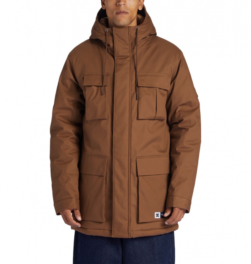 Bison DC Shoes Maybury - Hooded Parka | PMFQKZ-245