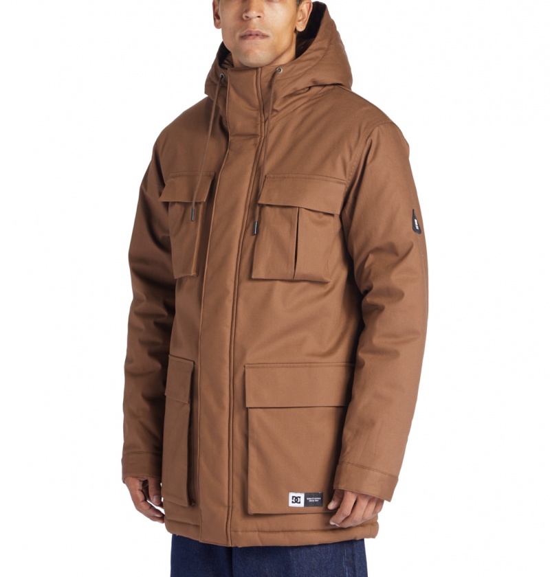 Bison DC Shoes Maybury - Hooded Parka | PMFQKZ-245