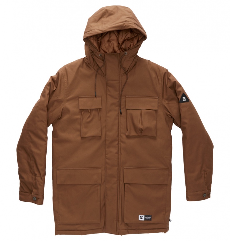 Bison DC Shoes Maybury - Hooded Parka | PMFQKZ-245