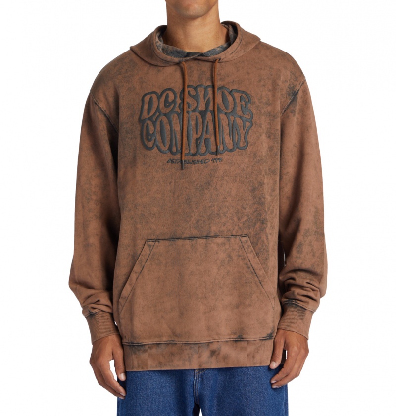 Bison Storm Wash DC Shoes Contour - Hoodie | HTFQCD-539