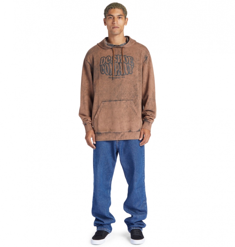 Bison Storm Wash DC Shoes Contour - Hoodie | HTFQCD-539