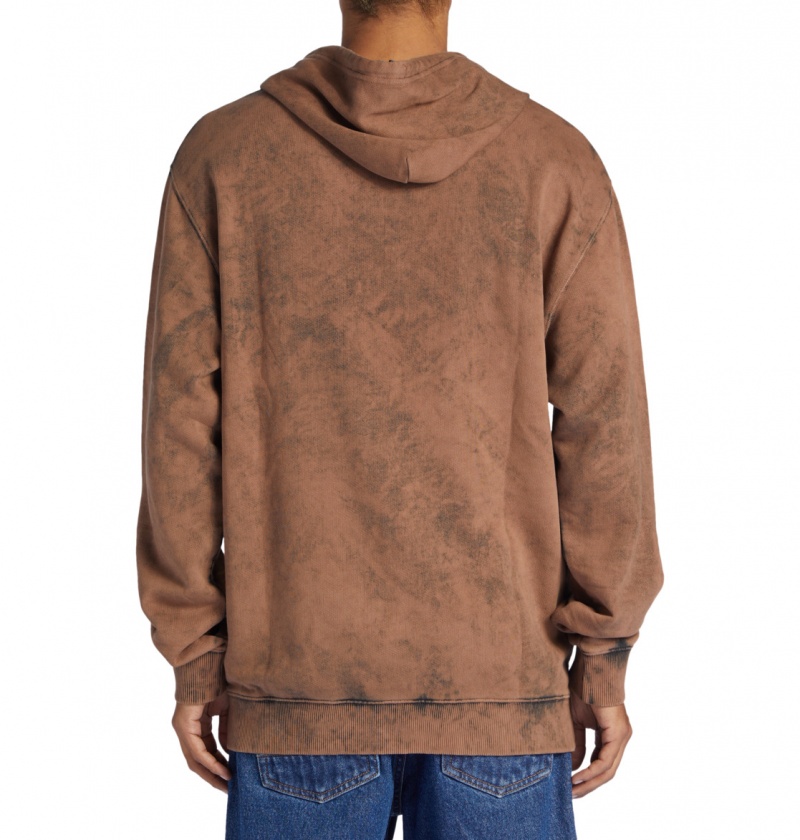 Bison Storm Wash DC Shoes Contour - Hoodie | HTFQCD-539