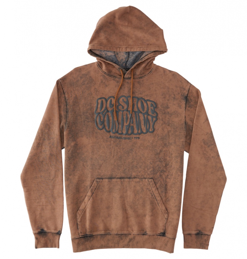 Bison Storm Wash DC Shoes Contour - Hoodie | HTFQCD-539