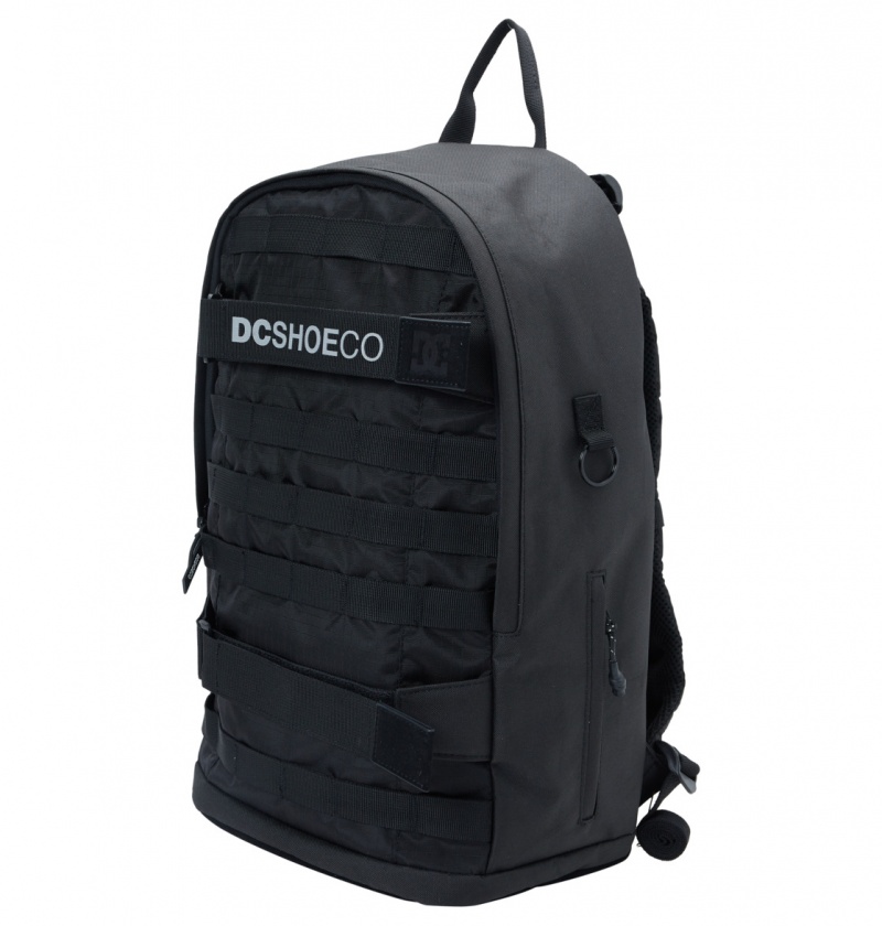 Black DC Shoes Alpha - Backpack | MTQFZN-730