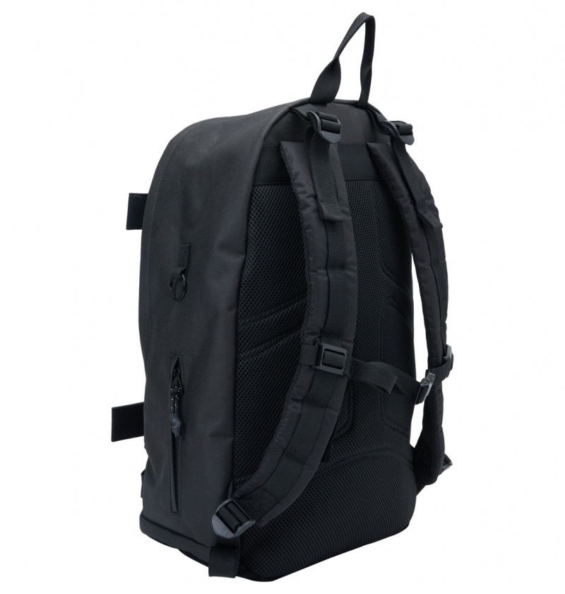 Black DC Shoes Alpha - Backpack | MTQFZN-730